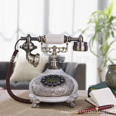 European antique telephone telephone vintage fashion household telephone landline telephone