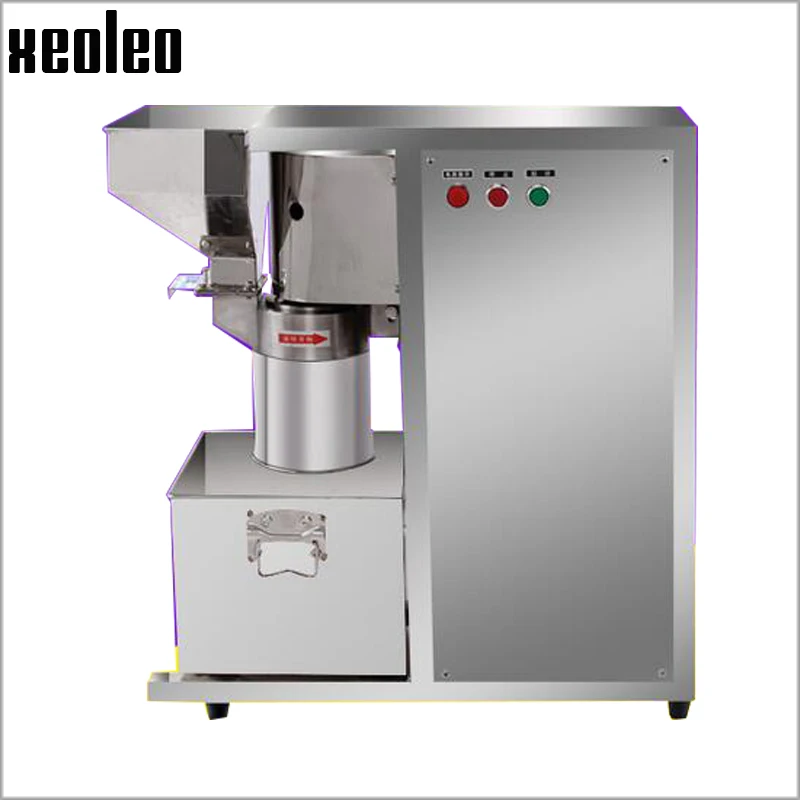 Xeoleo Medicine Crusher Commercial Grinding Machine Medicinal Material Hopper Sesams/Peanut/Seeds/walnut Grain Milling Proceesor