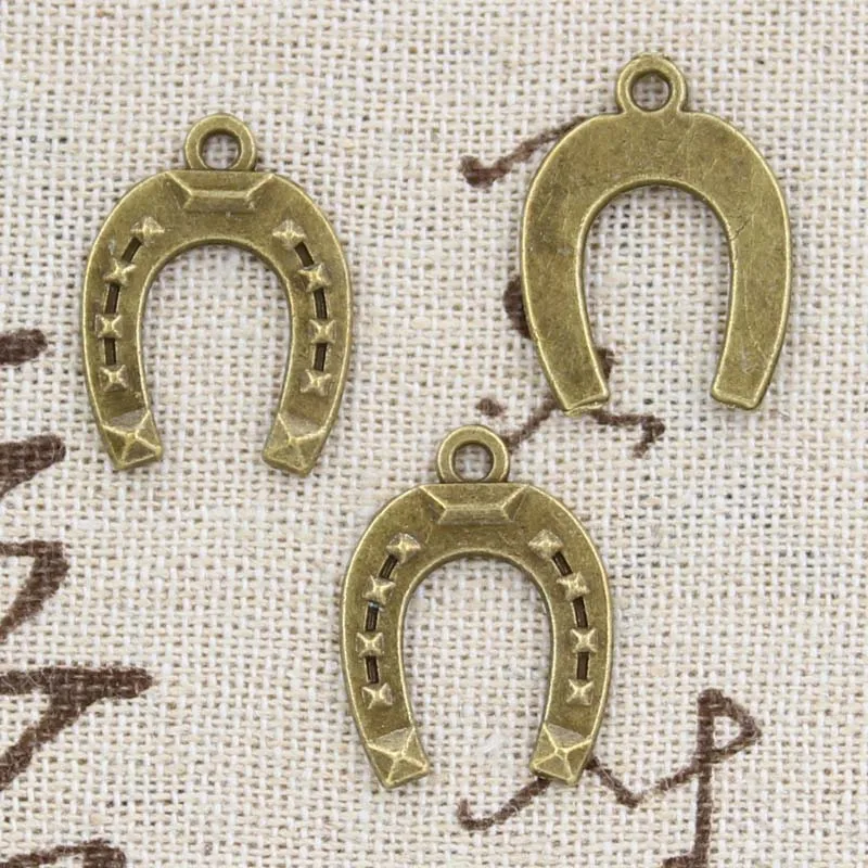 15pcs Charms Horseshoe 21x16mm Antique Making Pendant fit,Vintage Tibetan Bronze Silver color,DIY Handmade Jewelry