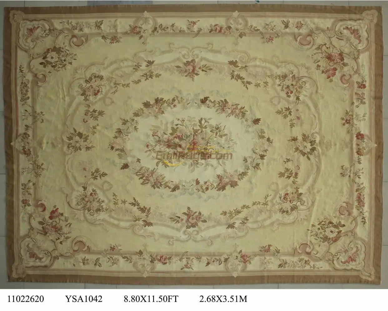 

Handmade Antique Wool Rug Carpet Aubusson Needle Point Tapestr Aubusson Needle Oriental Carpet Hand-knotted Wool