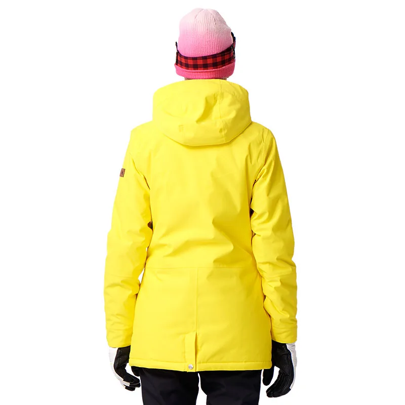 FIUME che scorre Donne di Marca di Snowboard Giacche Per L'inverno Caldo a Metà coscia Sport All'aria Aperta Abbigliamento di Alta Qualità Sport Jacket # A7023