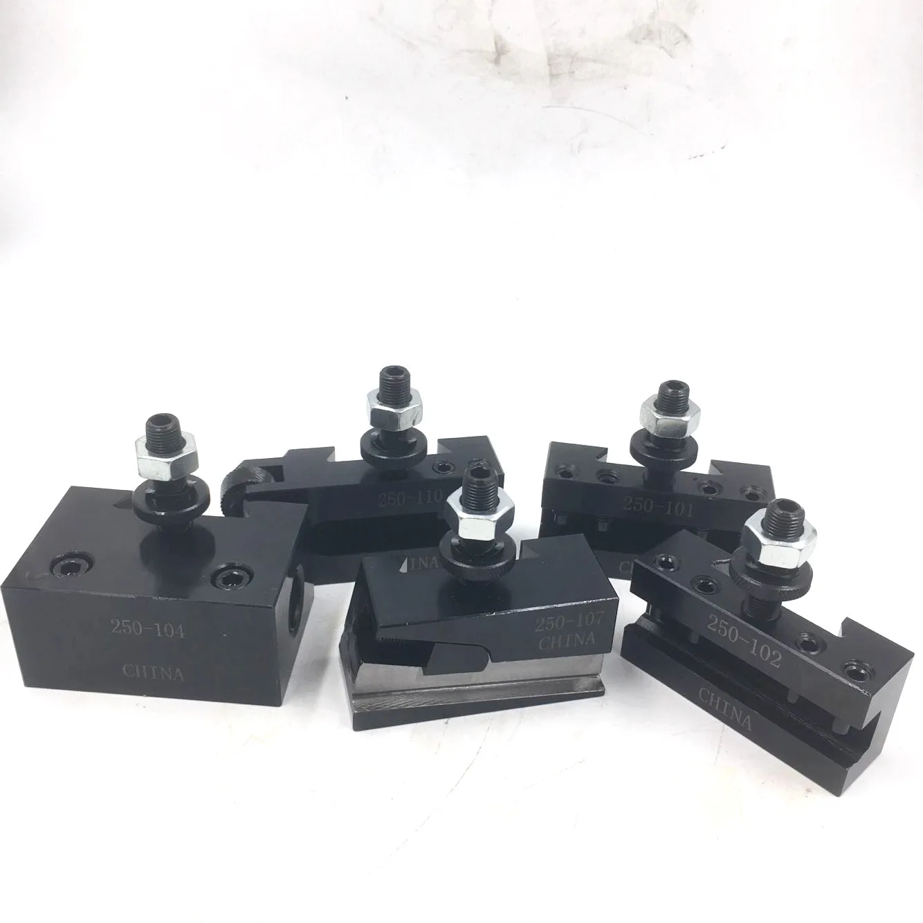 250-100 Kit Piston Quick Change Toolpost Boring Turning Holder Tool 100 Series Set for 12\