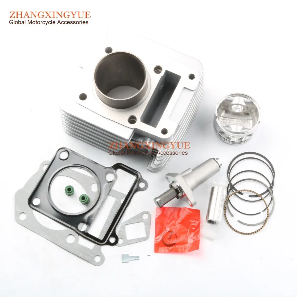 

125cc Cylinder kit & Piston Kit & Cylinder Gasket & Tensioner for Yamaha TXZ125 YBR125 XT125R XT125X YBR125 XT125 54mm/15mm