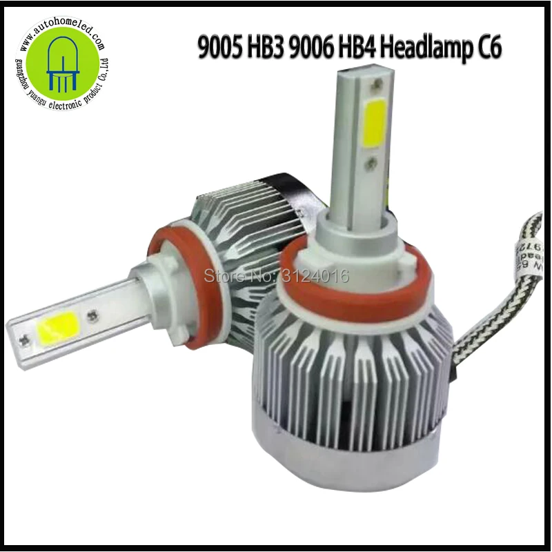 

2PC X dahosun LED 72W 3800LM Car headlamp headlight Fog light COB H1 H3 H4 H7 H8 H11 HB3 HB4 9004 9005 9006 9007 H13 H16 H159012