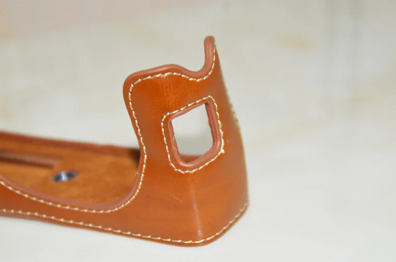 Fujifilm X100F جراب كاميرا من الجلد الصناعي ، نصف حقيبة ، غطاء سفلي ، تصميم بطارية مفتوح ، Fuji X100F ، مجموعة جديدة