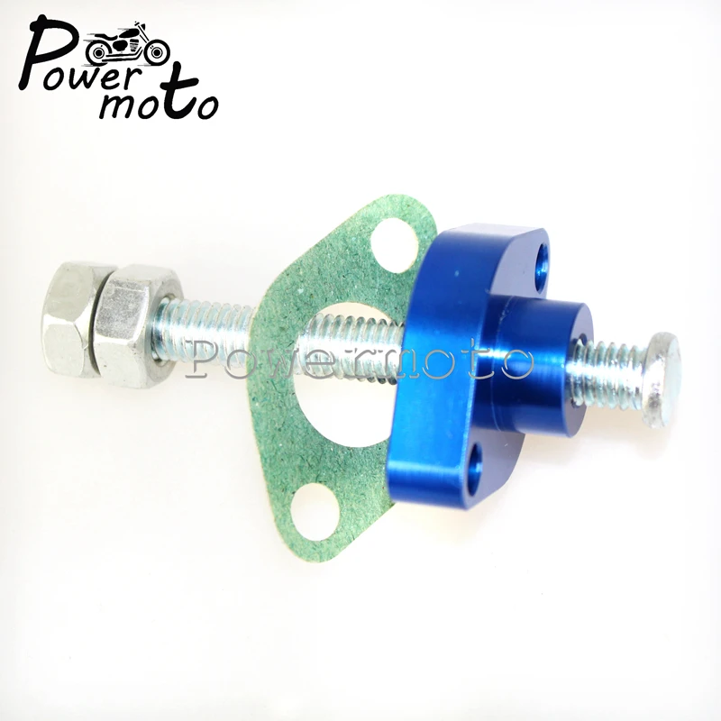 CNC Aluminum Adjuster Cam Timing Chain Tensioners Blue Motorcycle CRUT For Kawasaki VN 750 1500 1600 ZX 900 1000 KZ EN ER Vulcan