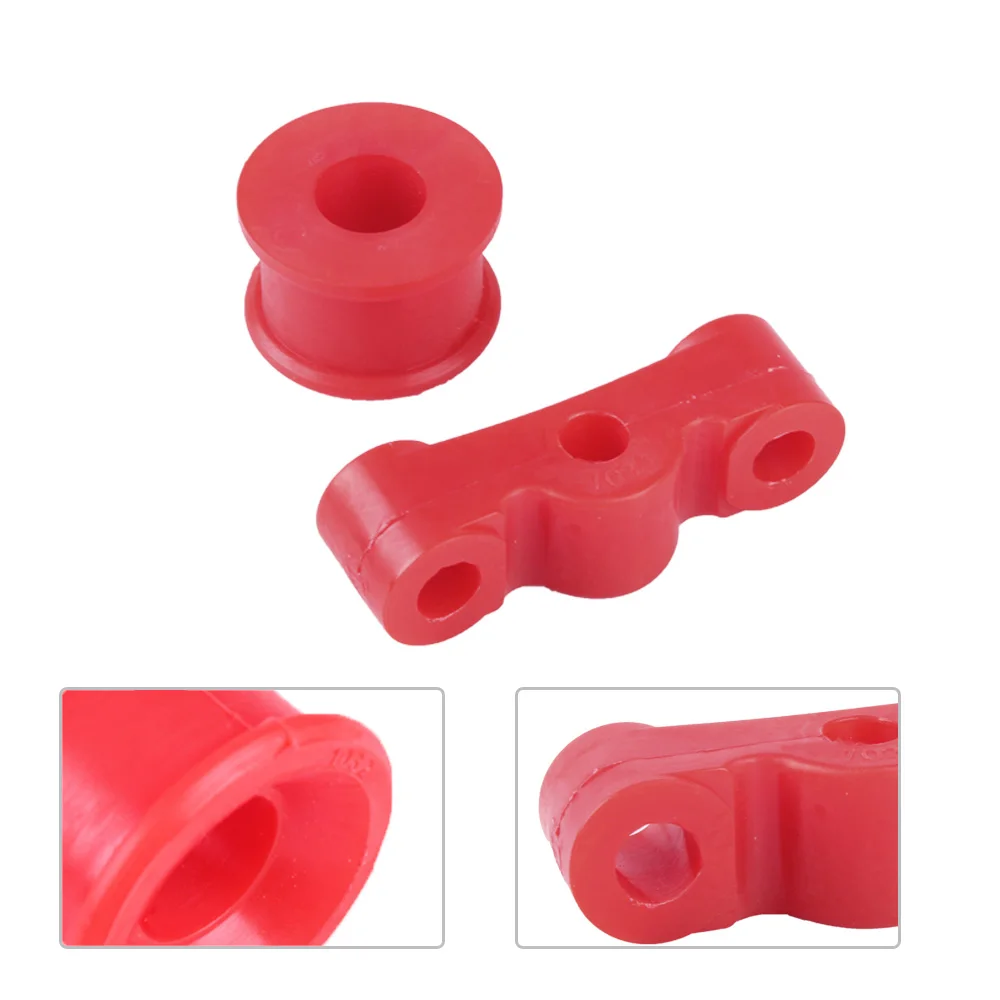 RASTP-Red B series POLYURETHANE SHIFTER BUSHING KIT for 88-00 Honda Civic B16 B18 2Pcs/Set RS-SFN054