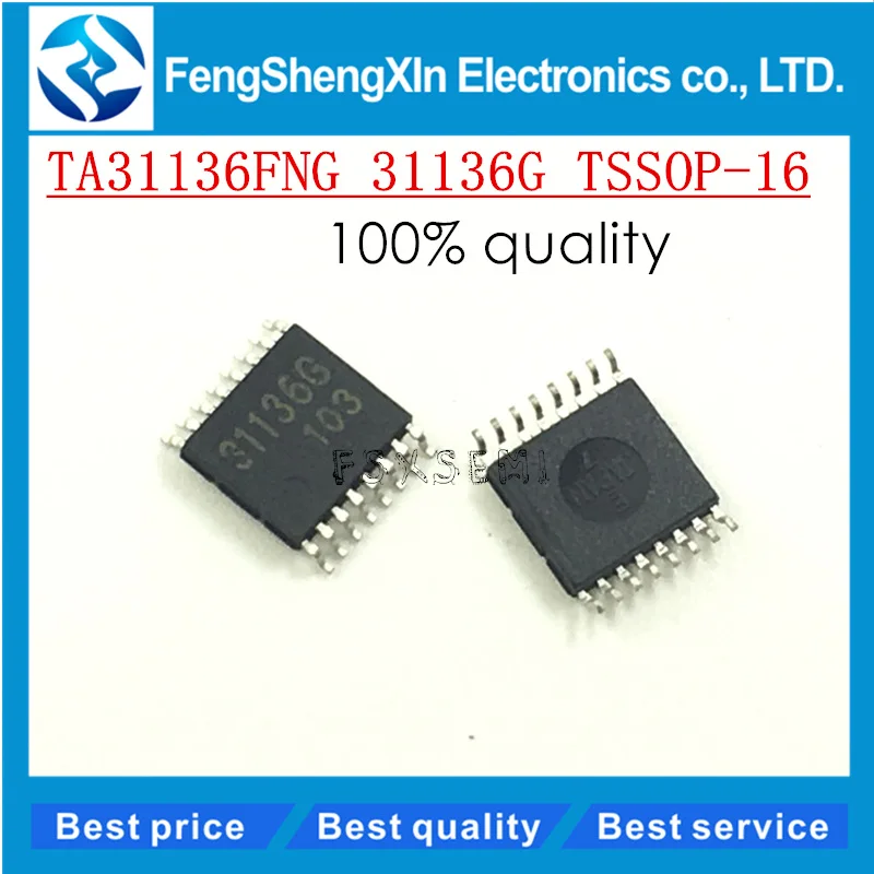 

10pcs/lot TA31136 TA31136FNG 31136 31136G TSSOP16 FM DETECTOR IC FOR CORDLESS TELEPHONE