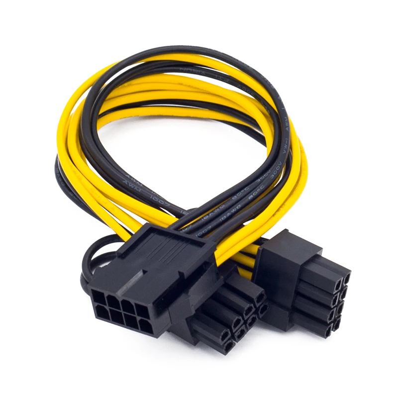 RGEEK procesora EPS 12V 8 Pin podwójny 8 (6 + 2) Pin PCIE Adapter kabel zasilający 20cm