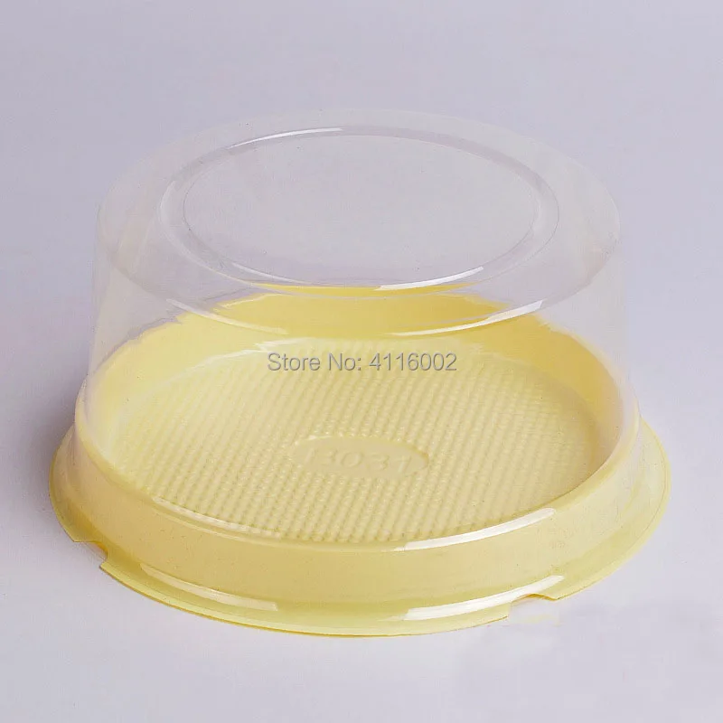 

1000 Set Cake Container Plastic Clear / Wedding Cake Box Case 4 inch Mousse Pastry Cheese Cake Holder Boxes