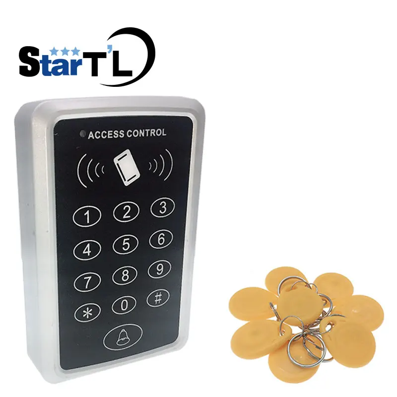 T11 Door Access Control System, Leitor de Cartão, Rfid Access Control, Leitor, 10 EM4100 Chaveiros, 125KHz