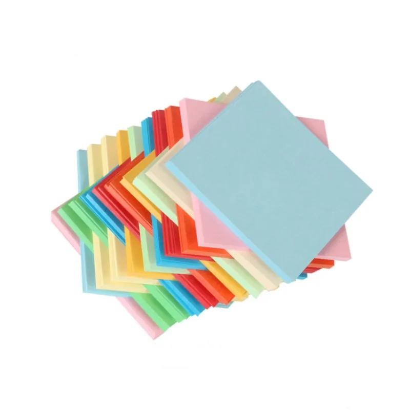 100Pcs/Pack Origami Paper Kid DIY Handmade Double Sided Coloured Folded Craft Paper Scrapbooking Decoration Art Crafts Material