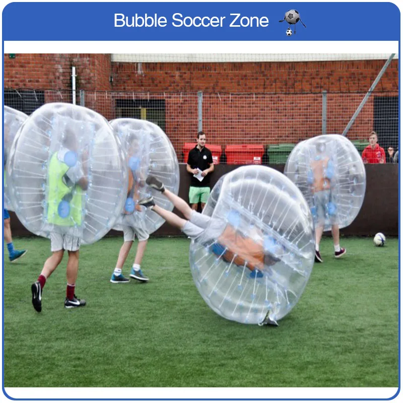 Gratis Verzending Bubble Ball Voetbal Dia 1.5m Bubble Ball Voetbal Outdoor Transparante Bumper Bal Voor Volwassenen