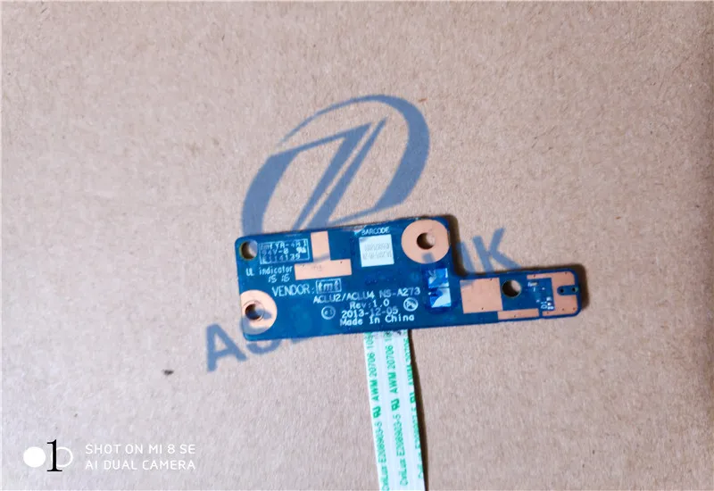 NS-A273 Original For LENOVO G50 30 G50 45 G50 70 Z50 70 Laptop Power Button Switch button BOARD