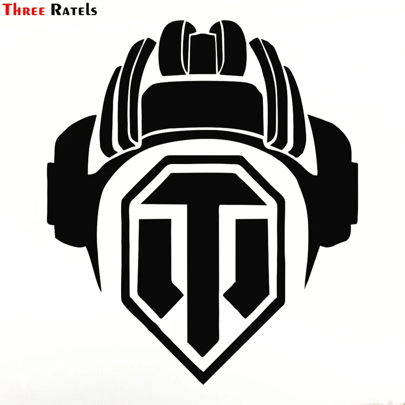 Three Ratels TZ-1394#17.5*15cm Car Stickers For World Of Tanks Funny Sticker Auto Decals