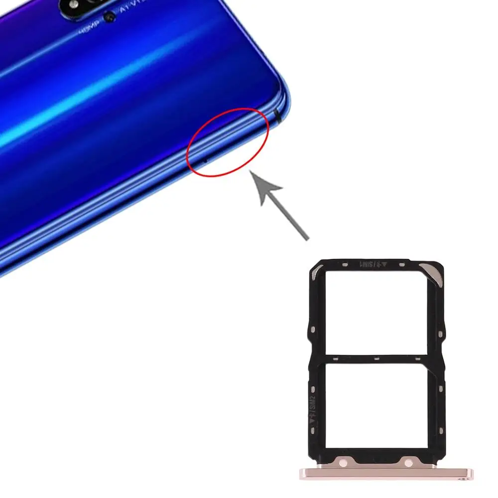 SIM Kaart Lade + SIM Card Tray voor Huawei Honor 20