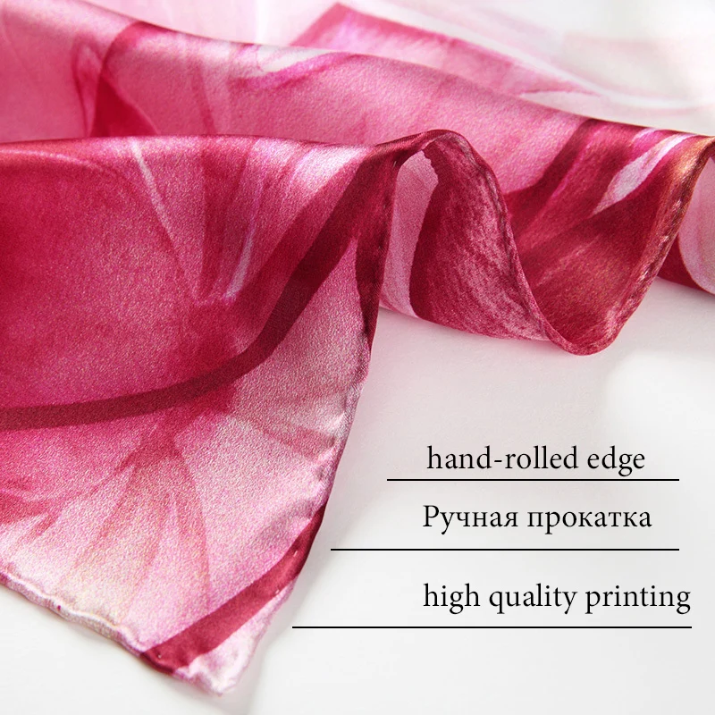 DANKEYISI Women Scarf Luxury Brand Bandanas hijab Foulard Femme bandana Print Pure Silk Scarf Women Scarves Autumn Sjaal