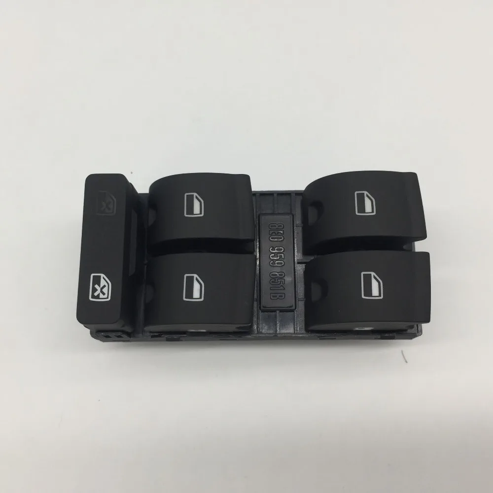 for VW Audi A4 B6 B7 Left Master Power Window Switch Driver Side Safe Lock Key Button 8E0 959 851 B