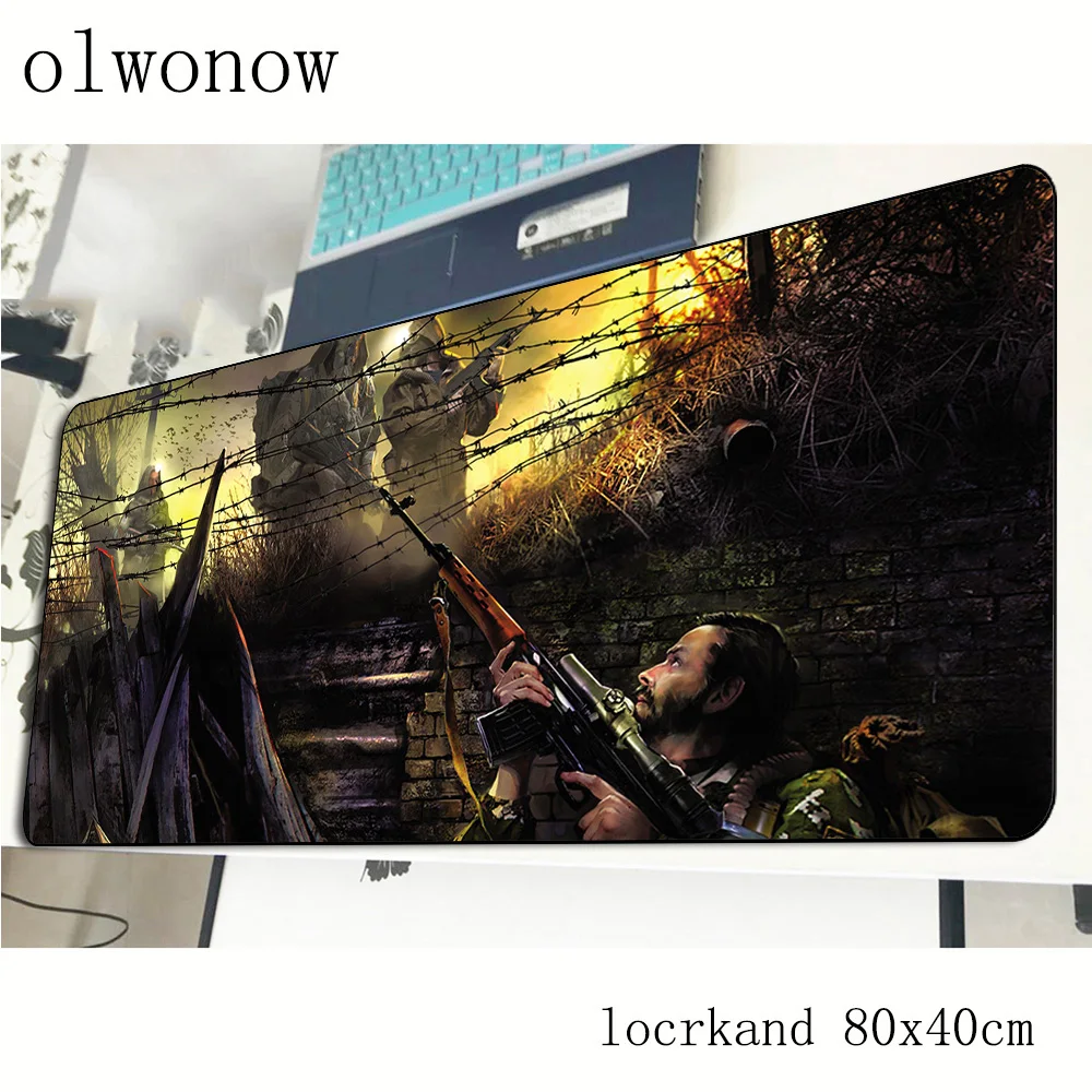 stalker mousepad 800x400x3mm locrkand gaming mouse pad gamer mat hot sales game computer desk padmouse keyboard large play mats