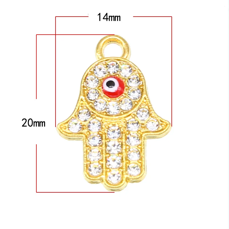 6pcs Hamsa Bracelet Accessories Turkey Evil Eyes Glamour Women Handmade Fatima Friendship Jewelry