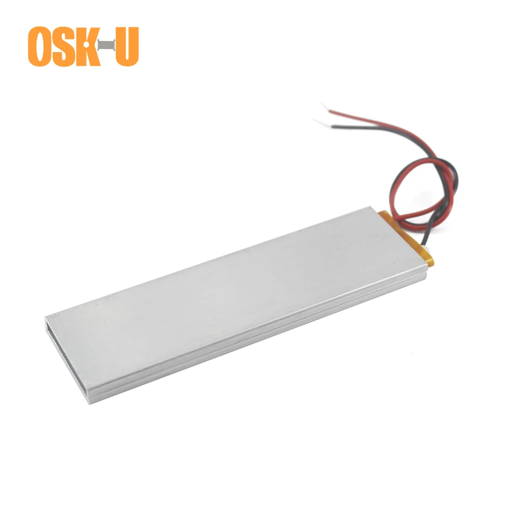 100x30x6mm Constant Temperature PTC Heating Element 60/230/120 Celsius Degree 24V PTC Air Electric Heater Plate for Dehumidifier