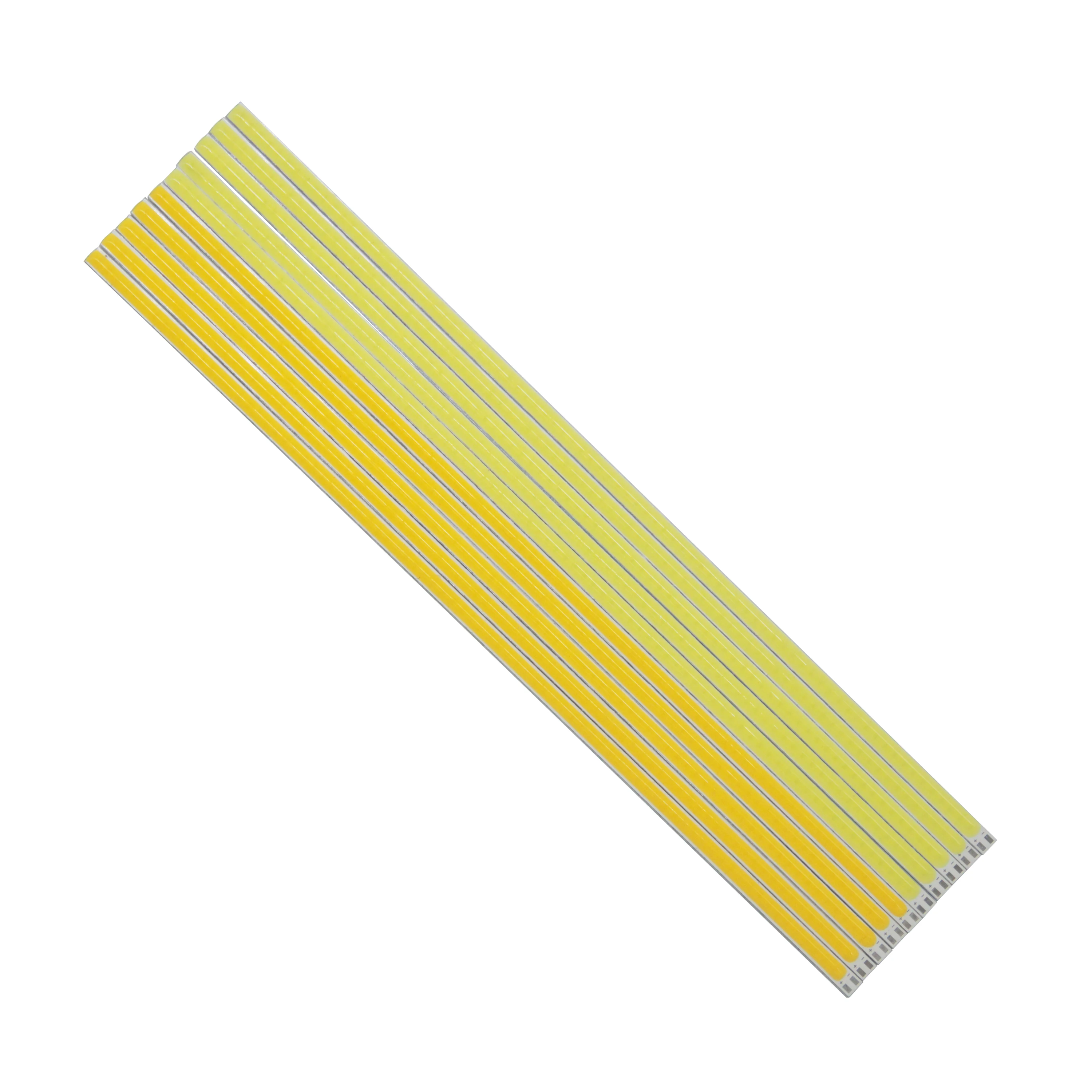 10PCS LED COB Strip 200mm 300mm 400mm 500mm 600mm 12v Dc Flexible Strip Bar Light Warm White for Car Outdoor Light Cob Led Tubes