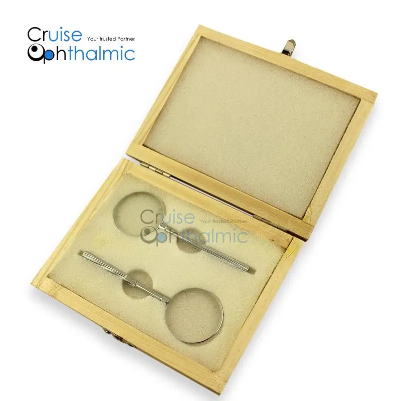 Wooden Box Packing Jackson Cross Cylinder Set | Optometric Refined Measure | 2 pcs in 0.25 and 0.50 | CCYLWD