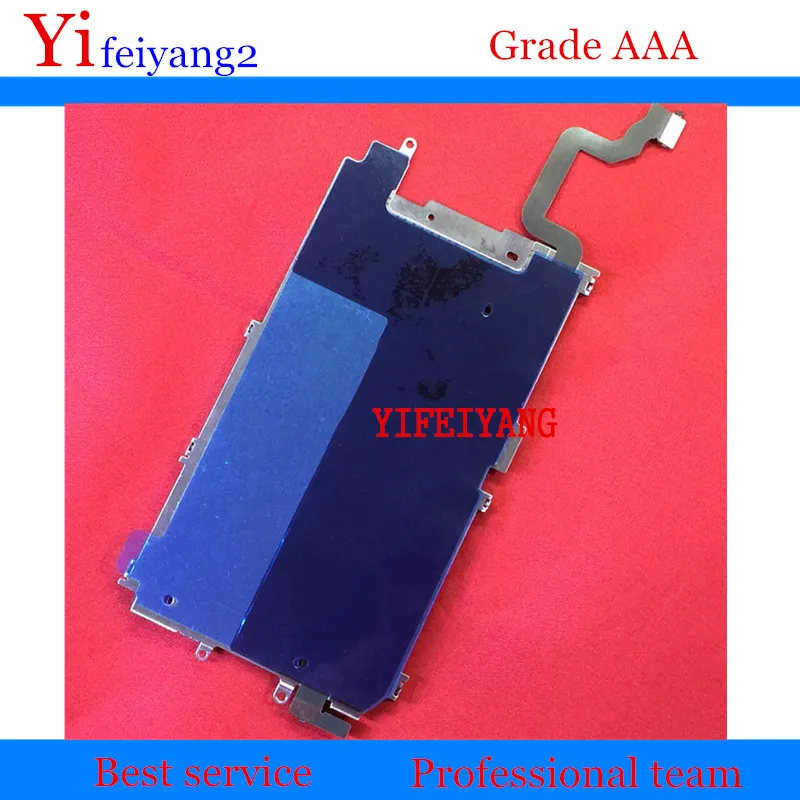 100pcs 100% working For iPhone 6 6G 4.7' LCD Metal Backplate Shield Home Extend Motherboard connector Flex Cable