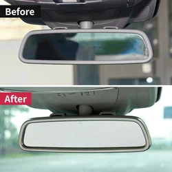 Interior Rearview mirror decorative frame cover trim  strip for Mercedes Benz GLE W166 350d  GL X166 GLS amg  ml350  2012 Class