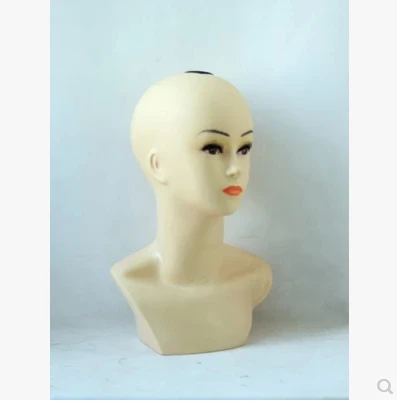 

Free Shipping!! Fashionable Plastic Mannequin Head Fashionable Head Model Export To USA Japan