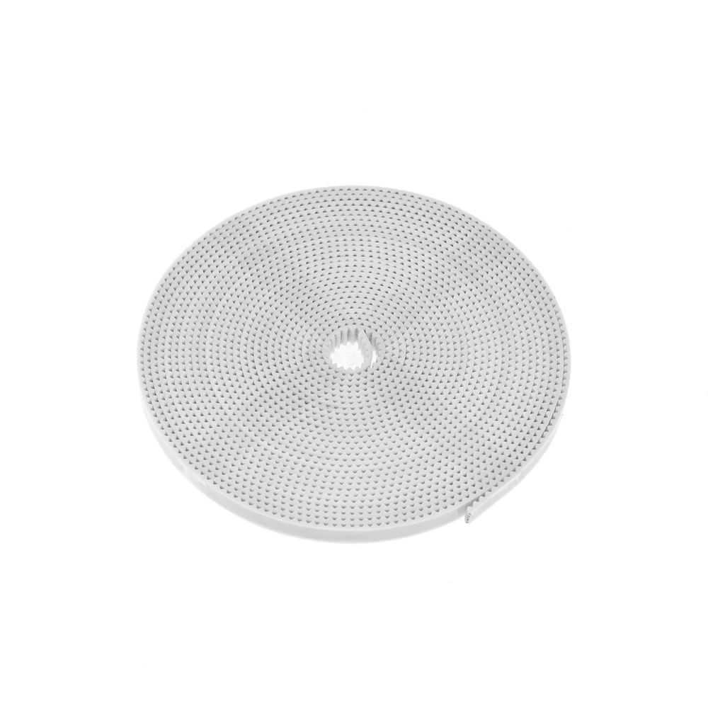 10Meter. PU with Steel Core timing belt GT2 Timing belt White Color 2GT open timing Belt 6mm 10mm Width 2M for 3d printer