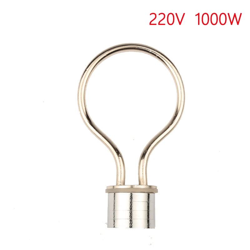 220V 1000W Electric Kettle Heating Tube Heater Element with 40mm Flange Stainless Steel Heater Pipe Kettle Parts