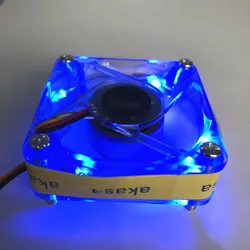 AKASA 60MM Ball Bearing Led Cooling Fan 6CM 60*60*20MM Cooling Fan DC12V 2.5W Computer Case LED Fan With 3pin