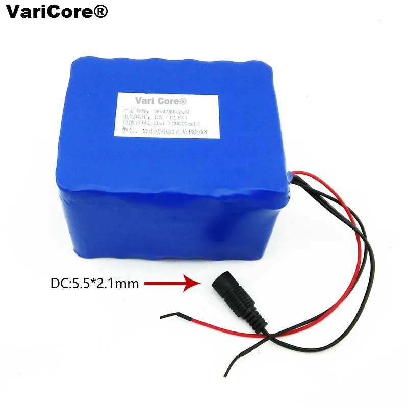 

12v 20000mah 35w 55w miner's Xenon Lamp Lithium battery pack + 12.6v Charger 185*70*56MM