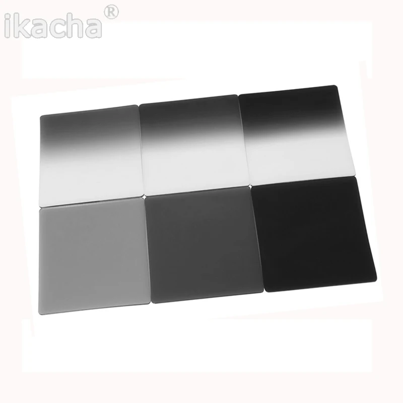 Camera Lens Fliters ND Filters Graduated Neutral Density ND2 4 8 Color Set+ Bag For Cokin P Series All Camera Accessories