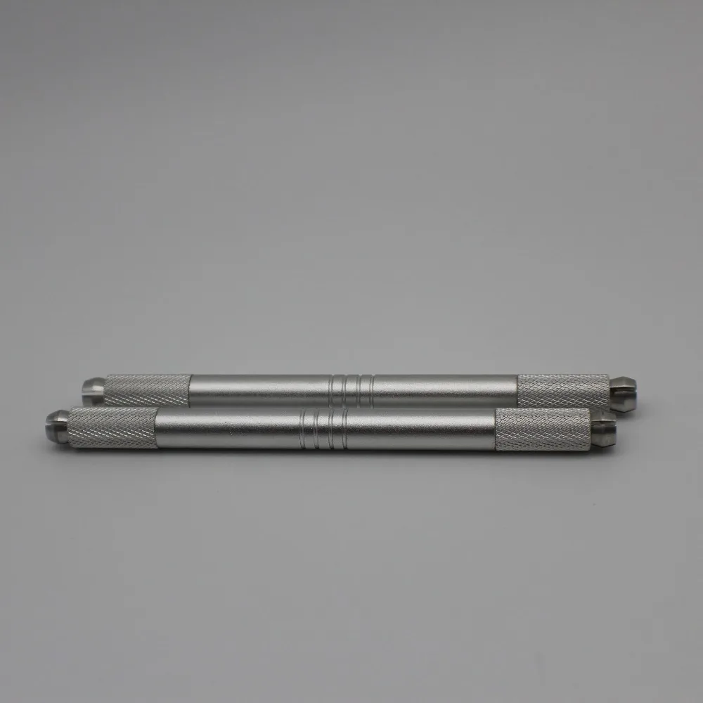 10 Pcs Two Used Microblading Pen Eyebrow Manual Tattoo Pen Permanent Makeup Needle Handmade Handle Tool 3D Cosmetic Tattoo