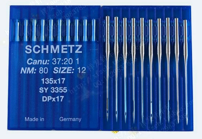 SCHMETZ Sewing Needles, DPx17,SY 3355,135x17, 20 Pcs Needles(2 Packs)/Lot,For Industrial Bartack Sewing Machines,Great Quality!