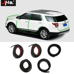 JHO Whole Car Soundproof Rubber Insulation Sealing Strip Hood Tailgate Door Edge For Ford Explorer 2011-19 18 12 13 14 15 16 17
