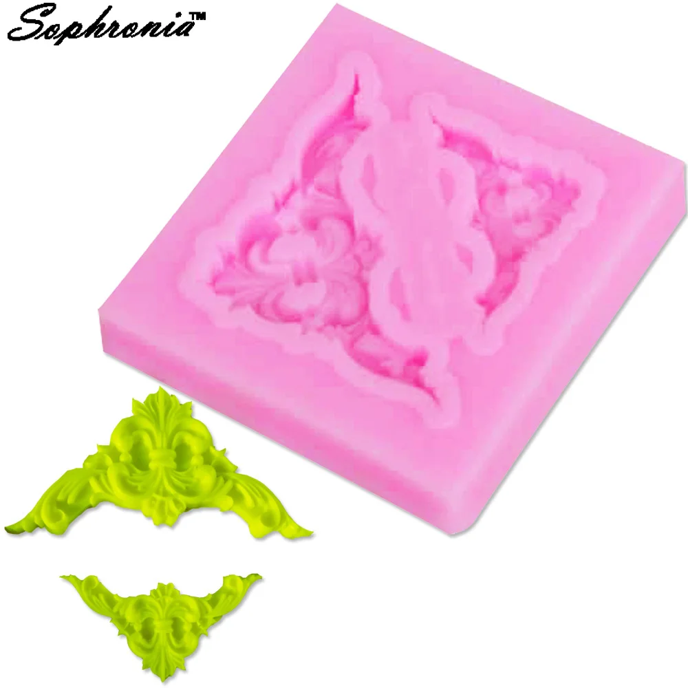 Retro Flower Relief Silicone Mold For Sweets Chocolate Mould Cookie Molds Bread Formas Pastry Baking Stuff Accessory