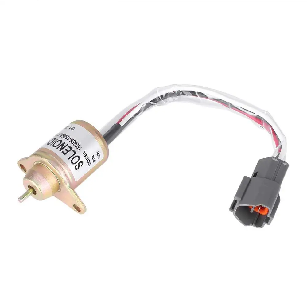 Fuel Shutdown Solenoid 1503ES-12S5SUC12S Stop Solenoid 1503ES-12S5SUC12S 12V For Yanmar Engine Model 119233-77932