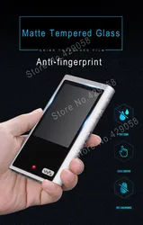 Anti Glare Matte Screen Tempered Glass Film Protector For SONY Walkman NW-ZX300 ZX300A With Dust Plug