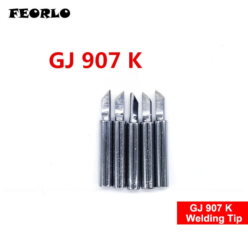 FEORLO GJ-K Lead-free solder tip Universal MT-3927 MT-3917 905E 907 MT-3918 Tips welding stings electric soldering iron