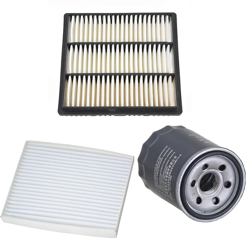 

Car Engine Air Filter Cabin Filter Oil Filter For Haval H3 2.0L 2008-2013 2.4L 2004-2009 1109102-K00 8104400-BK00XA MD135737