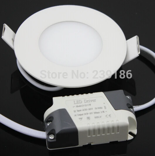 LED Downlight 4W 6W 9W 12W 15W  Round Ultrathin SMD 2835 Power Driver Ceiling Panel Lights Cool/Natural/Warm White Dimmable