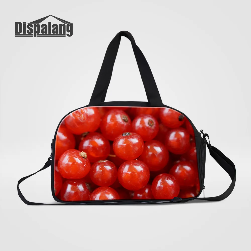 

Dispalang Men's Travel Bags Brand Travel Luggage Duffel Bag Fruits Print Large Capacity Shoulder Bag Women Casual Travel Handbag