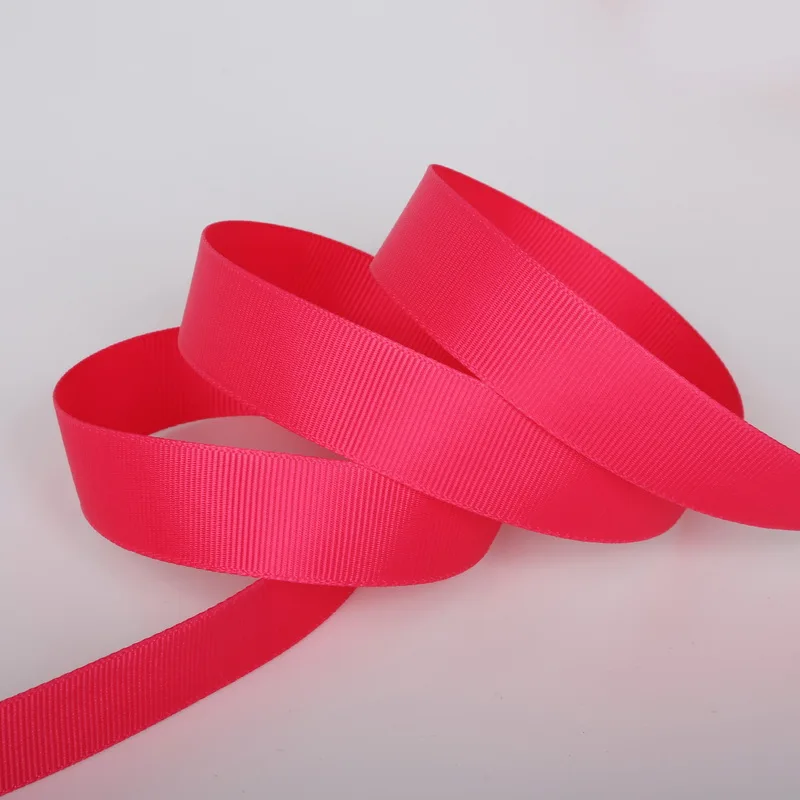 7/10/15/20/25/38 MM Fucsia 100 Yard Grosgrain Ribbon Decorazione Della Festa Nuziale Invitation Card Gift Wrapping Scrapbooking