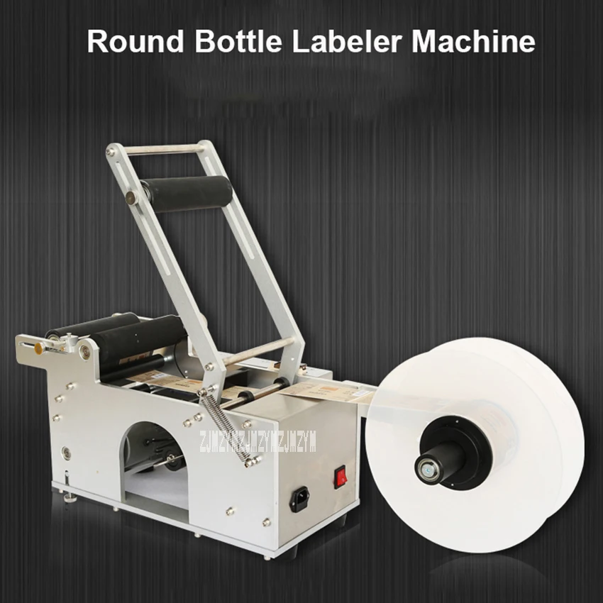 

LT-50 110V/220V Simple Operation Packing Manual Round Bottle Labeling Machine Labeler Machine With Handle 15-30pcs/min 20-120mm