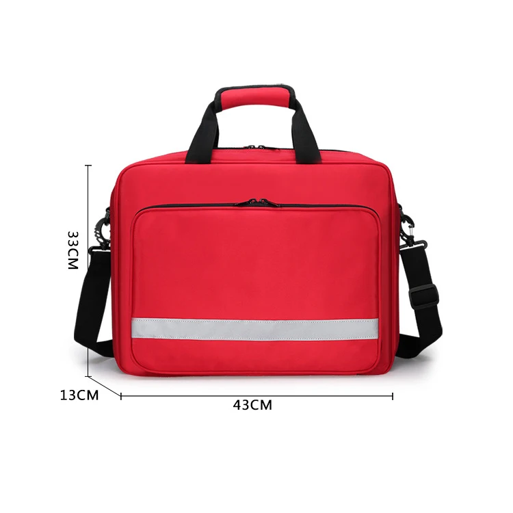 Large Size Empty First Aid Bag Medical Medical Doctor Outdoor Visit Bag First Aid Emergency Equipment Stoage