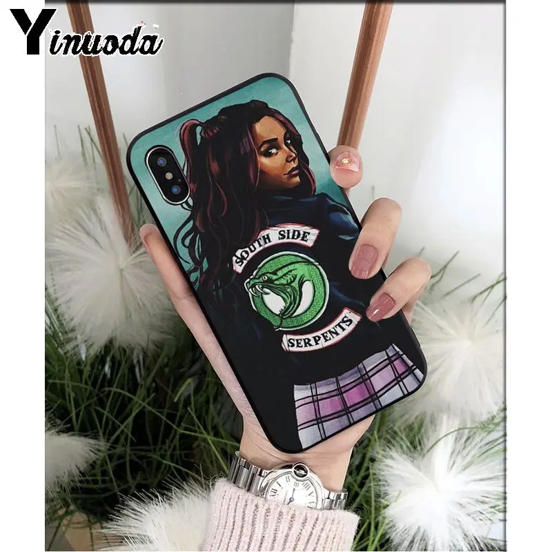 Yinuoda American TV Riverdale South Side Serpents Snake High Quality Phone Case for iPhone 5 5Sx 6 7 7plus 8 8Plus X XS MAX XR