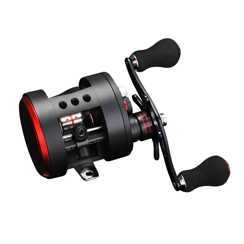 Lizard Round Baitcasting Fishing Reel Magnetic Brake System Left and Right drag power 15KG for snakehead or sea Fishing Reel